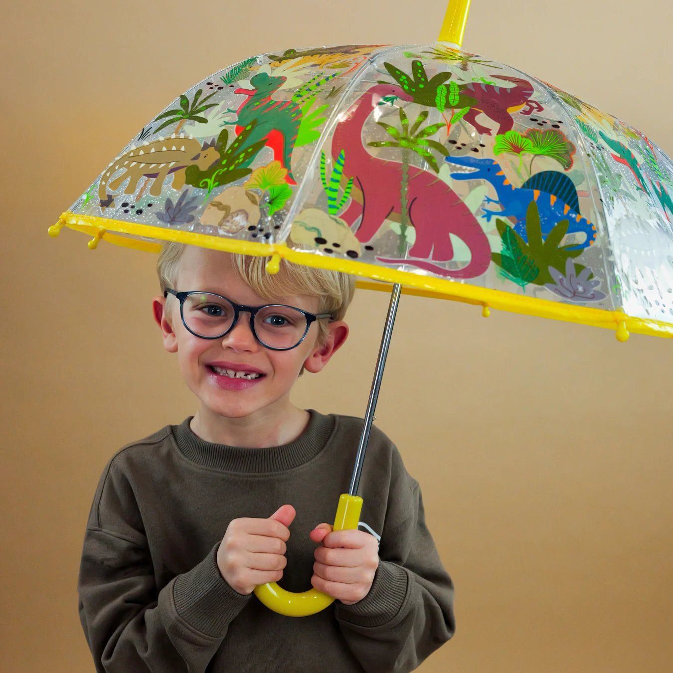 Dino Transparent Color Changing Umbrella | Floss and Rock- LOCAL PICK UP ONLY