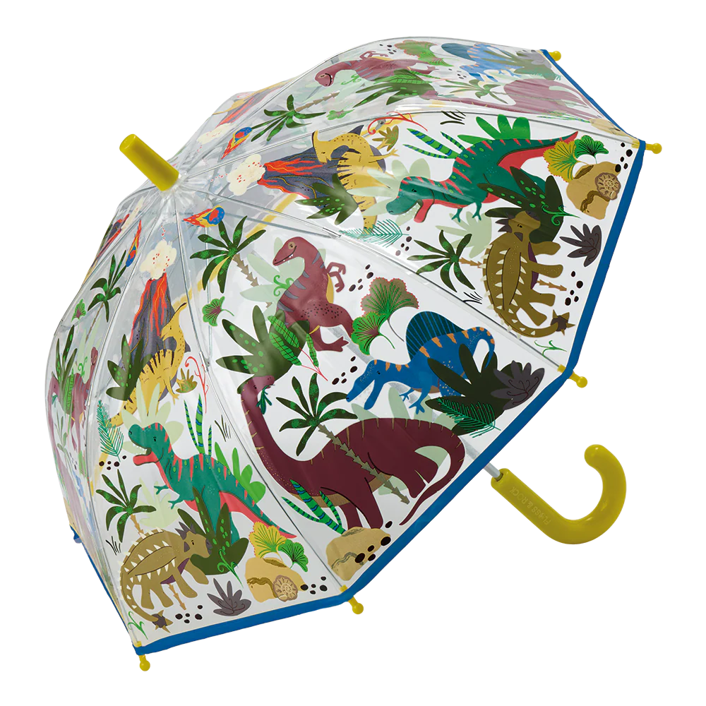 Dino Transparent Color Changing Umbrella | Floss and Rock- LOCAL PICK UP ONLY