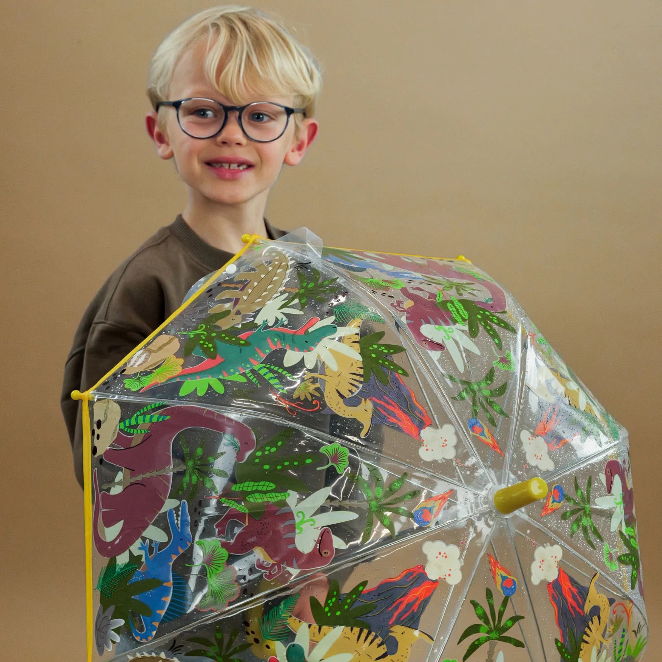Dino Transparent Color Changing Umbrella | Floss and Rock- LOCAL PICK UP ONLY
