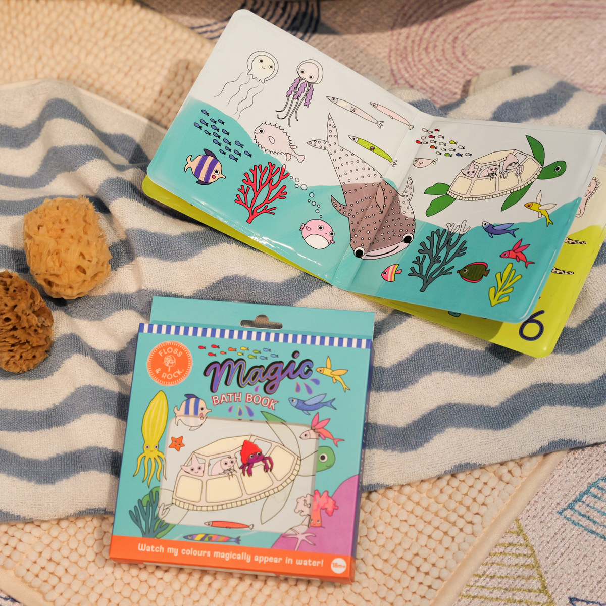 Ocean Magic Water Bath Book | Floss & Rock