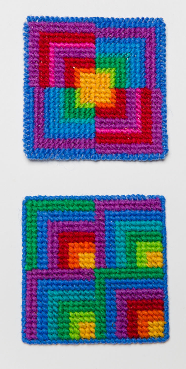 Discover Needlepoint: Coaster Kit | Friendly Loom
