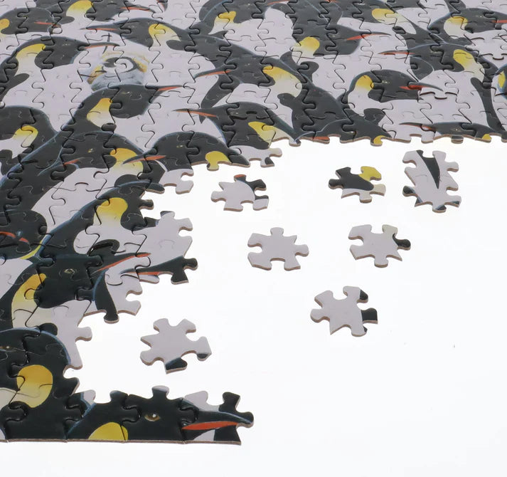 Penguins Jigsaw Puzzle - 500 pc Double Sided | Wood Expressions