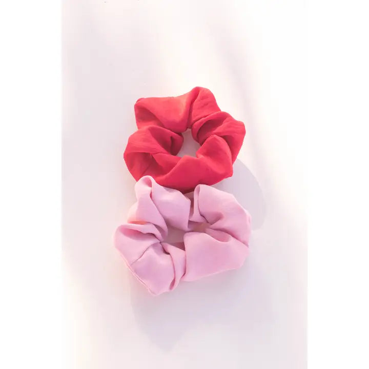 Valentine's Hair Scrunchie - Red