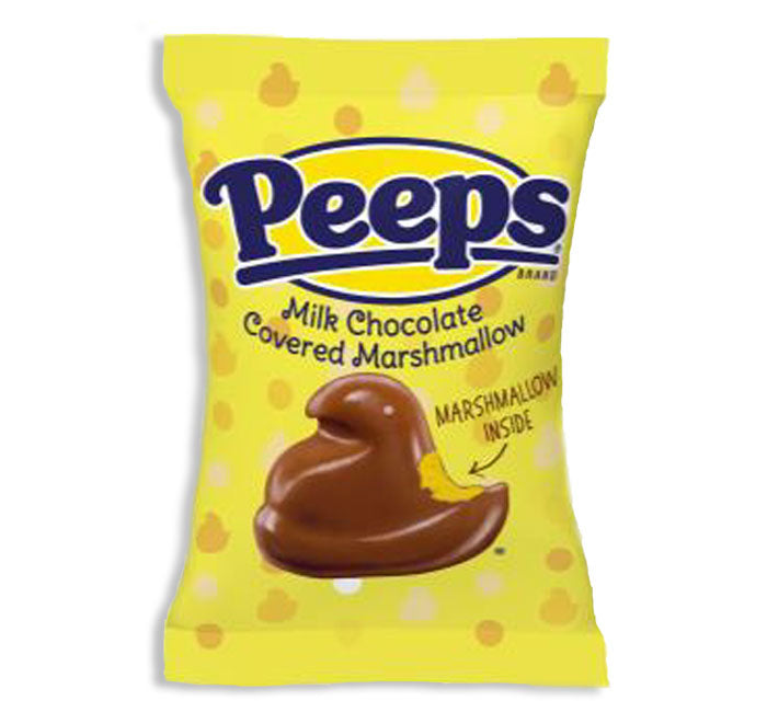 Peeps Chicks - Milk Chocolate Covered Marshmallow