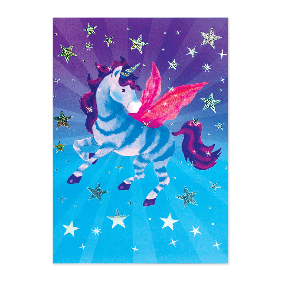 Pegasus Foil Birthday Card