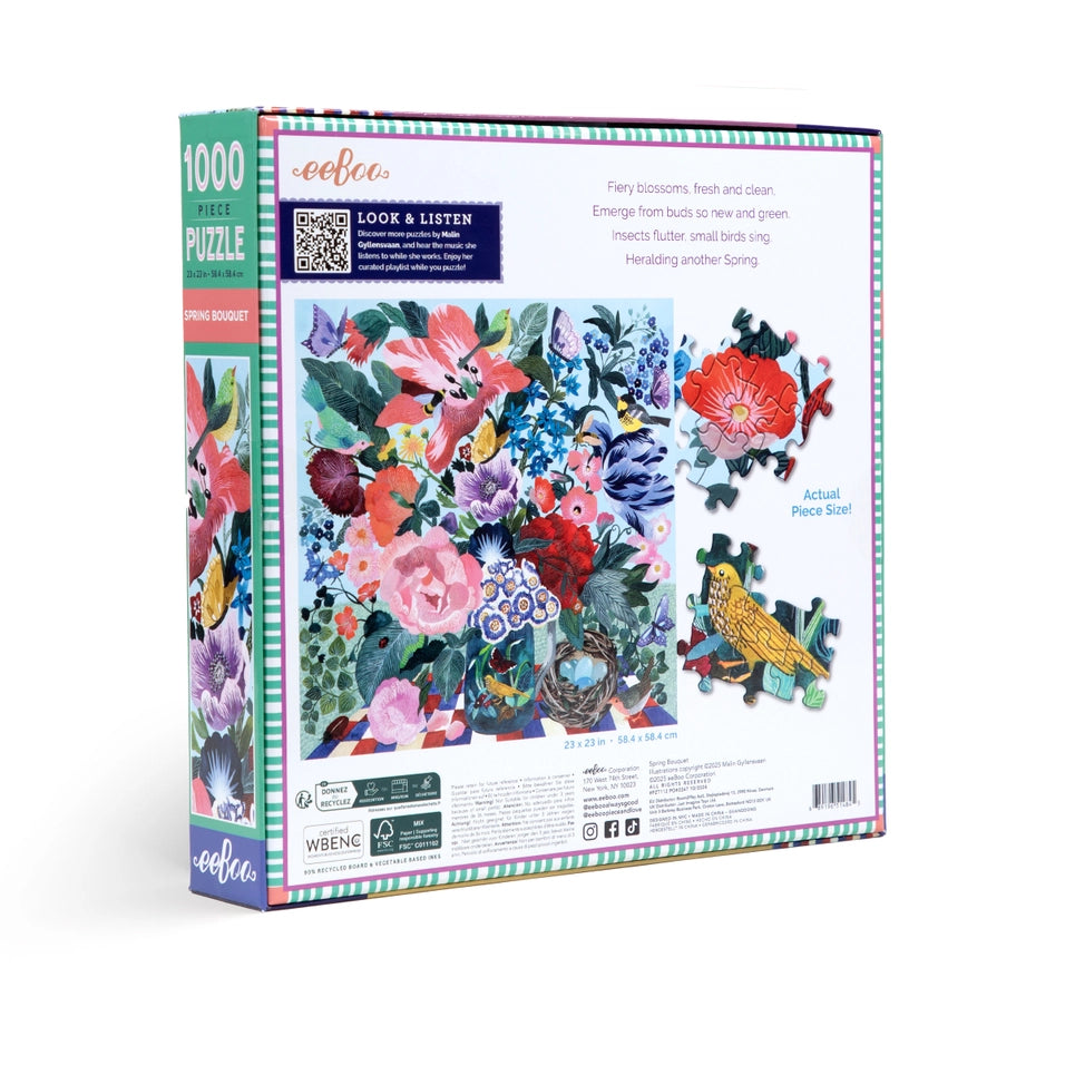 Spring Bouquet 1000 Piece Puzzle | eeBoo