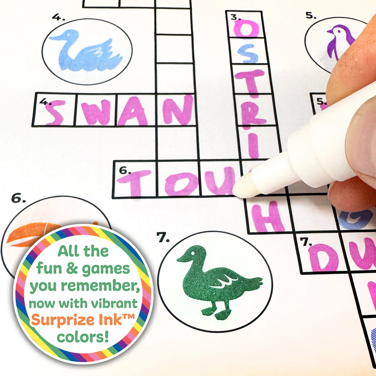 Yes & Know® Invisible Ink Trivia Game Books- Giggles Galore | Tree Town Toys