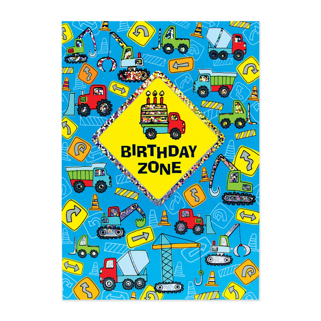 Birthday Zone Foil Card