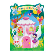 Glitter: Fairy House Card