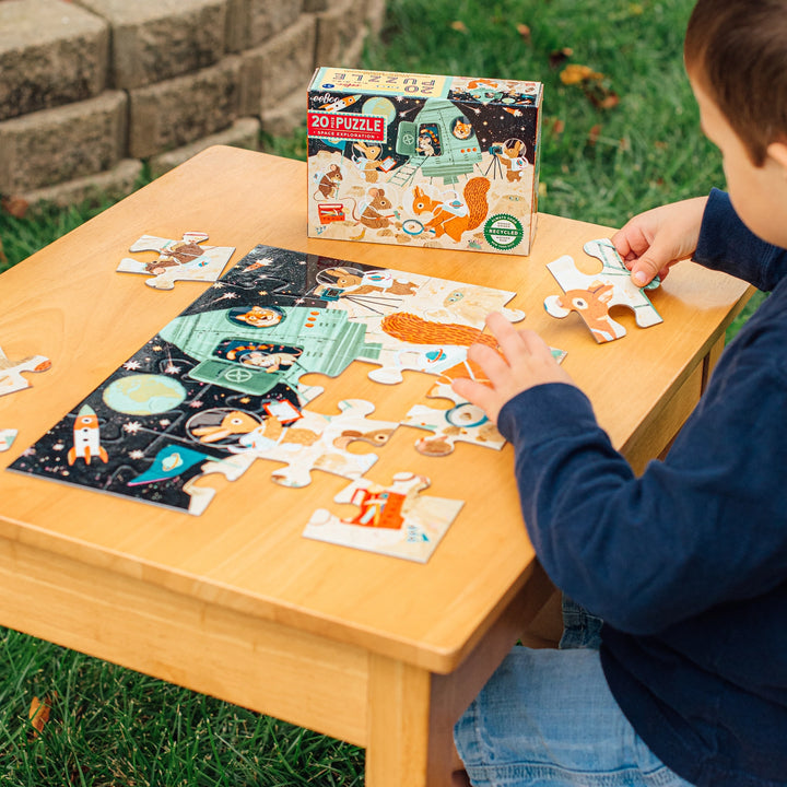 Space Exploration 20 Piece Puzzle | eeBoo