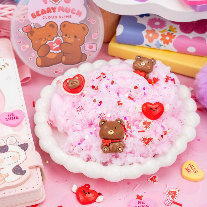 I Love You Beary Much Cloud Signature Dome™ Slime | Kawaii Slime Company
