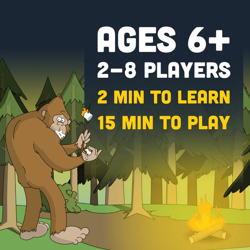 Camping with Sasquatch Card Game | Big Discoveries