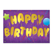 Foil: Gold Mylar Balloon Card