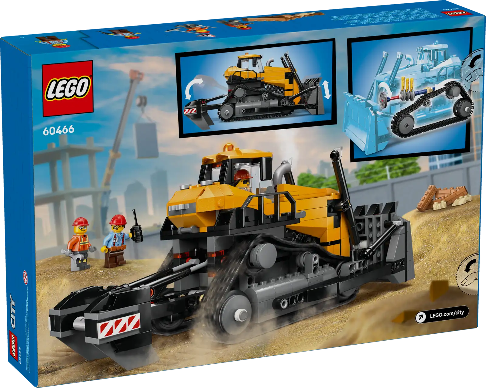 CITY Yellow Bulldozer with Front Loader | LEGO