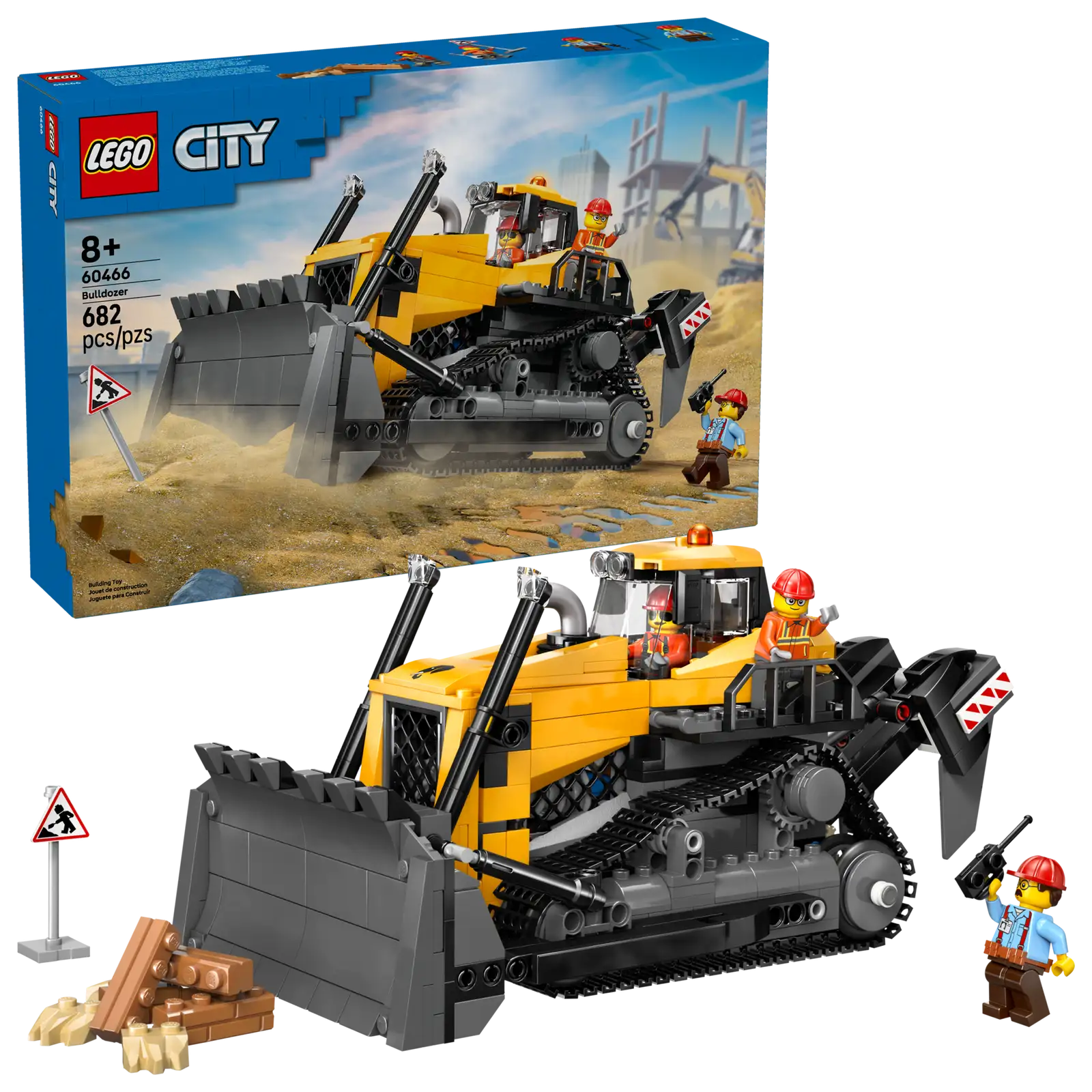 CITY Yellow Bulldozer with Front Loader | LEGO