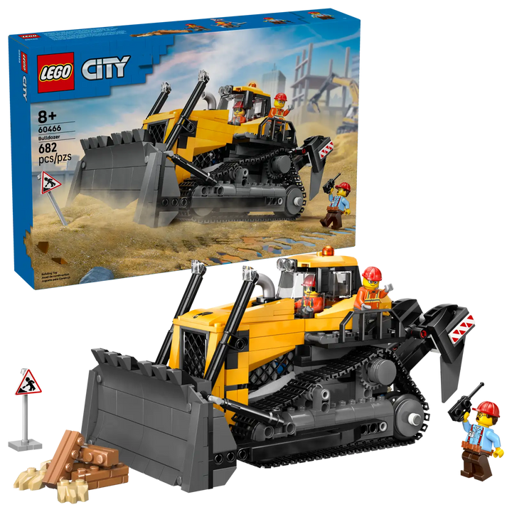 CITY Yellow Bulldozer with Front Loader | LEGO