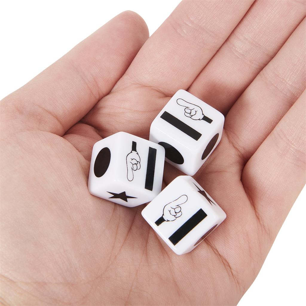 Left Center Right Dice Game, Travel Tube