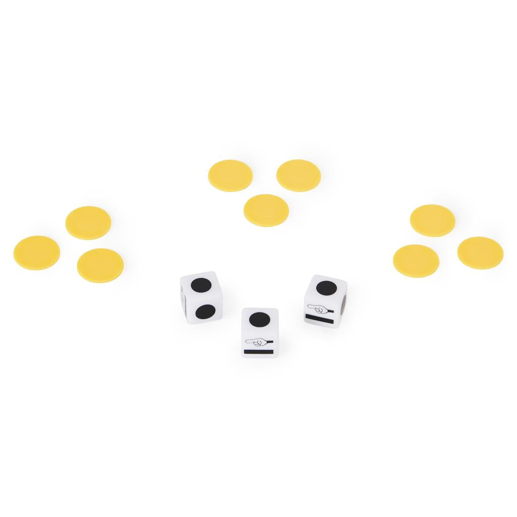 Left Center Right Dice Game, Travel Tube