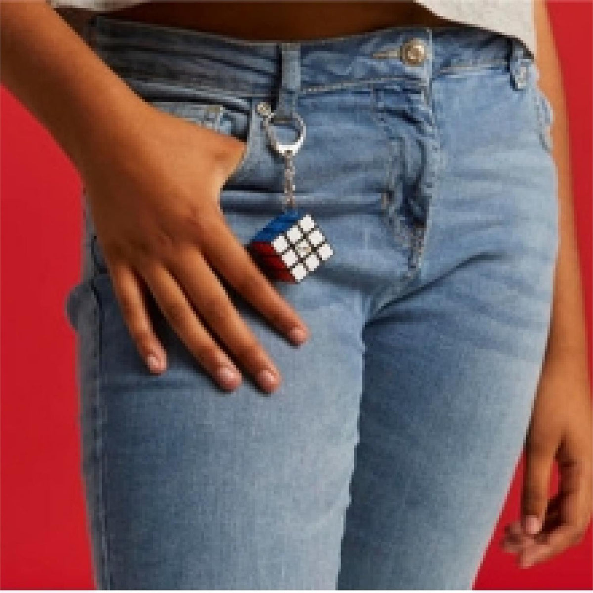Rubik's Cube Keyring