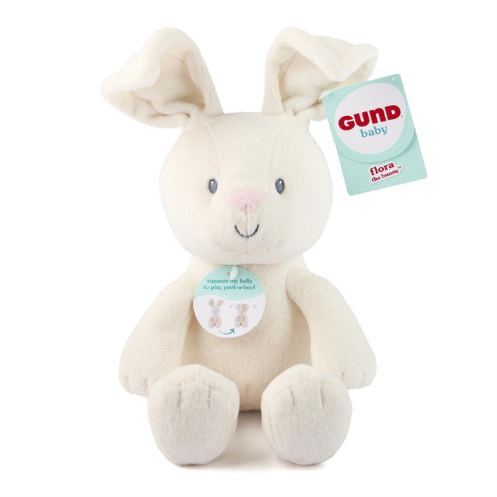 Peek-a-Boo Flora the Bunny, 7" | GUND