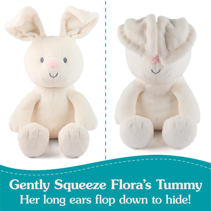 Peek-a-Boo Flora the Bunny, 7" | GUND