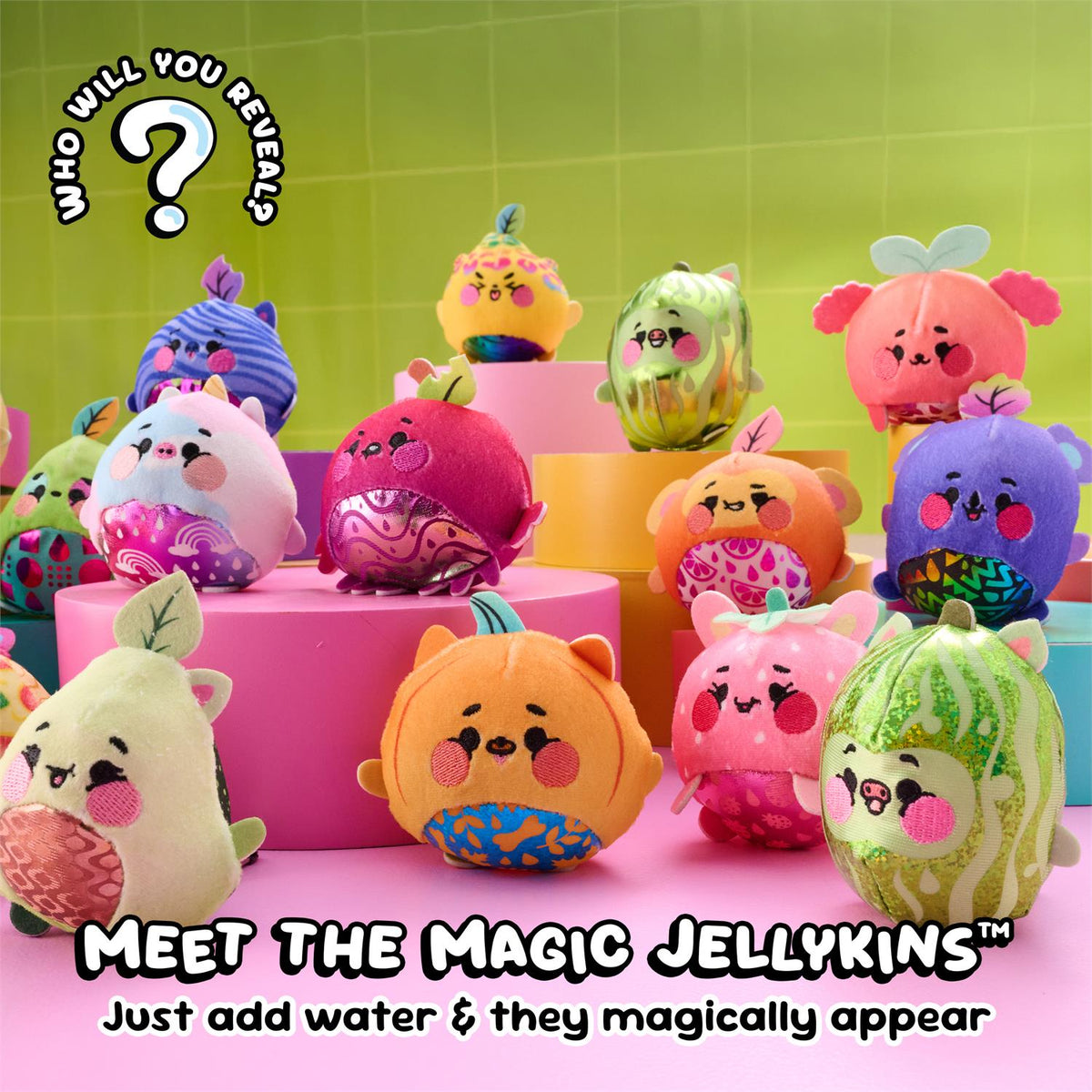 Magic Jellykins Surprise Plush Jar Blind Box, Styles Vary
