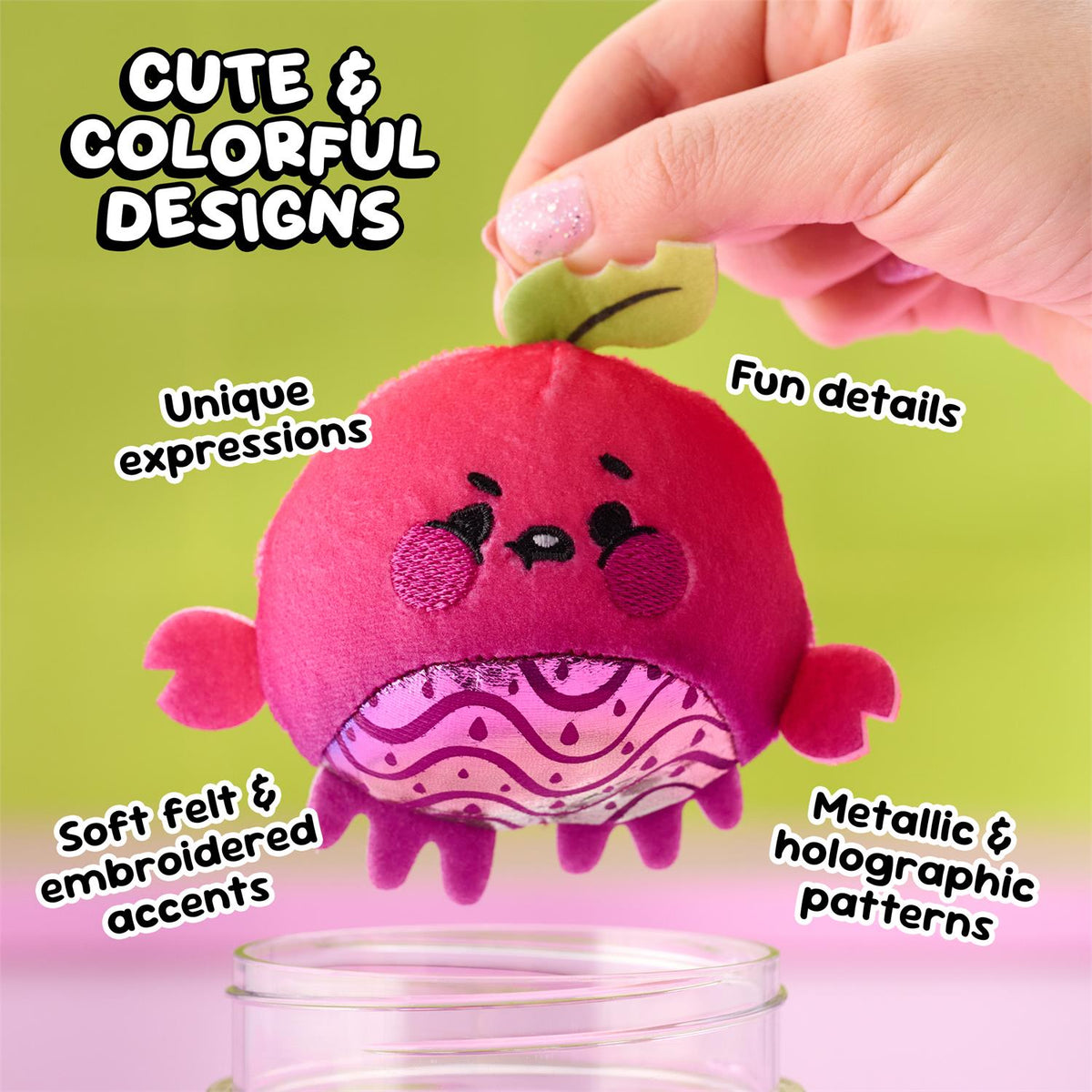 Magic Jellykins Surprise Plush Jar Blind Box, Styles Vary