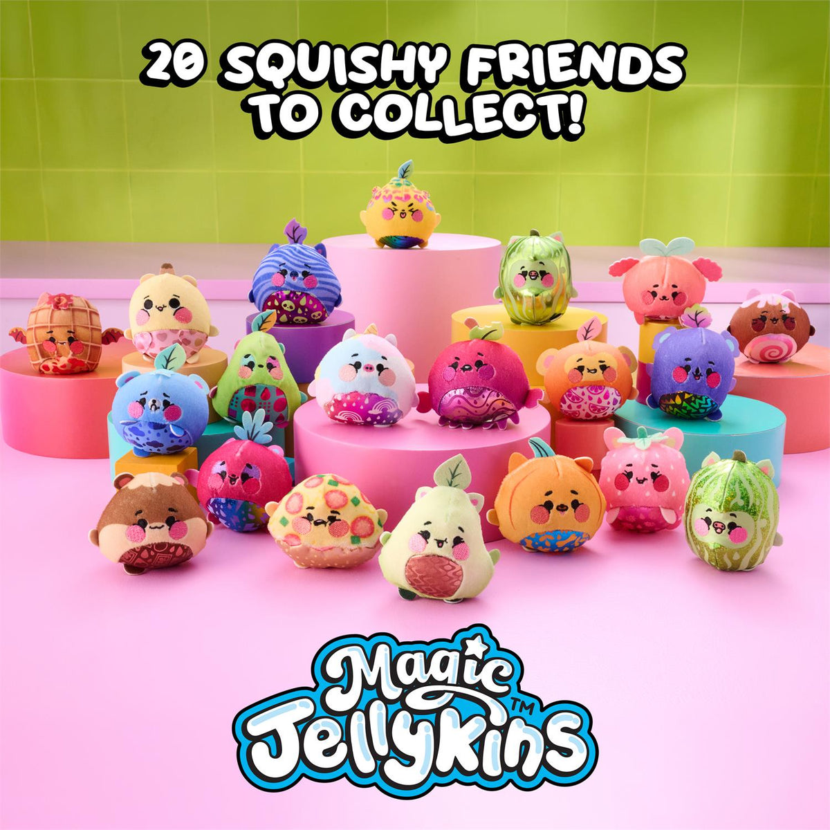 Magic Jellykins Surprise Plush Jar Blind Box, Styles Vary