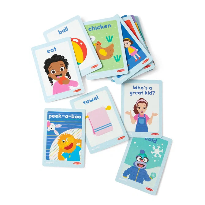 Ms. Rachel™ First Words Sensory Cards | Melissa & Doug