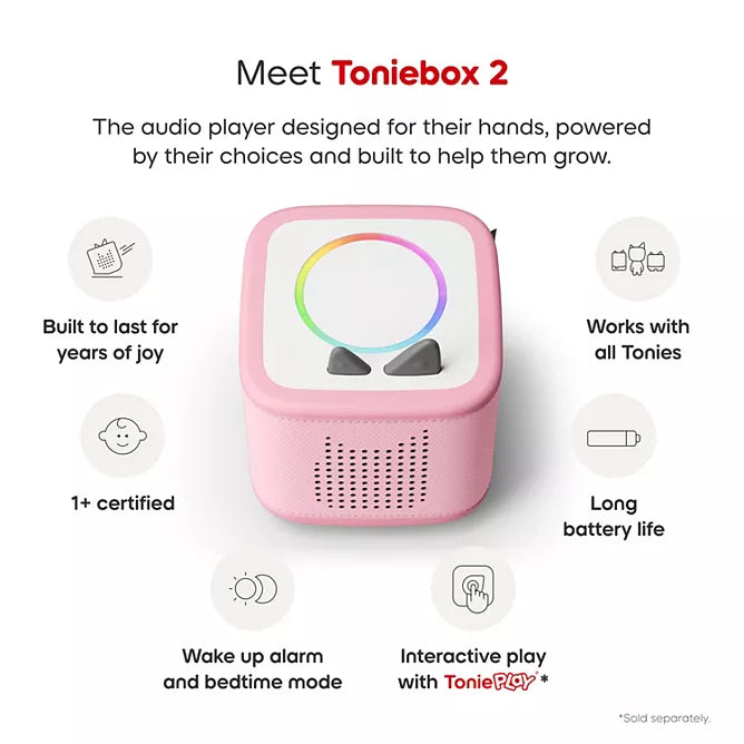 Bluey Toniebox 2 Starter Set: Cloud Pink | Tonies