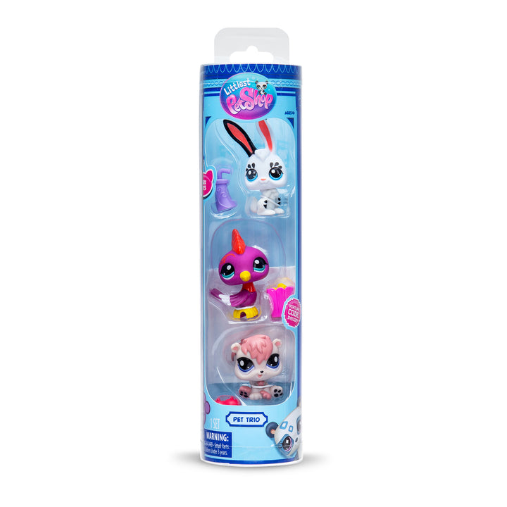 Littlest Pet Shop - Pet Trio In Tube - Series 2 | Schylling