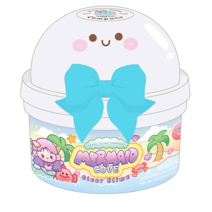 Mermaid Cove Clear Signature Dome Slime | Kawaii Slime Company
