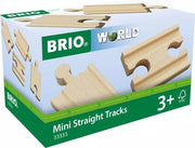 Mini Straight Tracks - 4 pcs | BRIO
