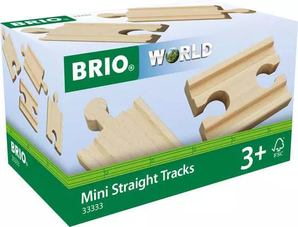 Mini Straight Tracks - 4 pcs | BRIO