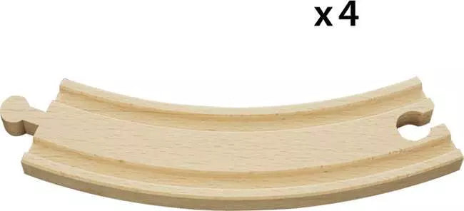 Large Curved Tracks - 4pcs | BRIO