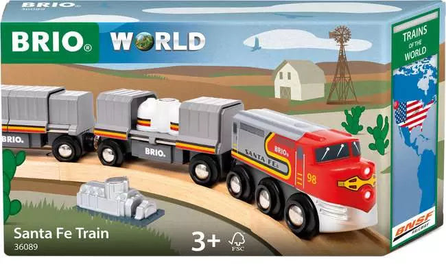 Santa Fe Train - Trains of the World | BRIO
