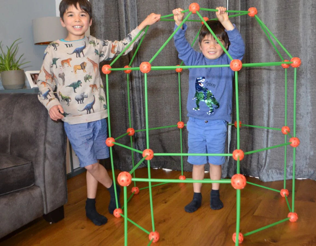 Wonderbox Workshop Glow in the Dark Build A Fort | Buddy & Barney - OPEN BOX