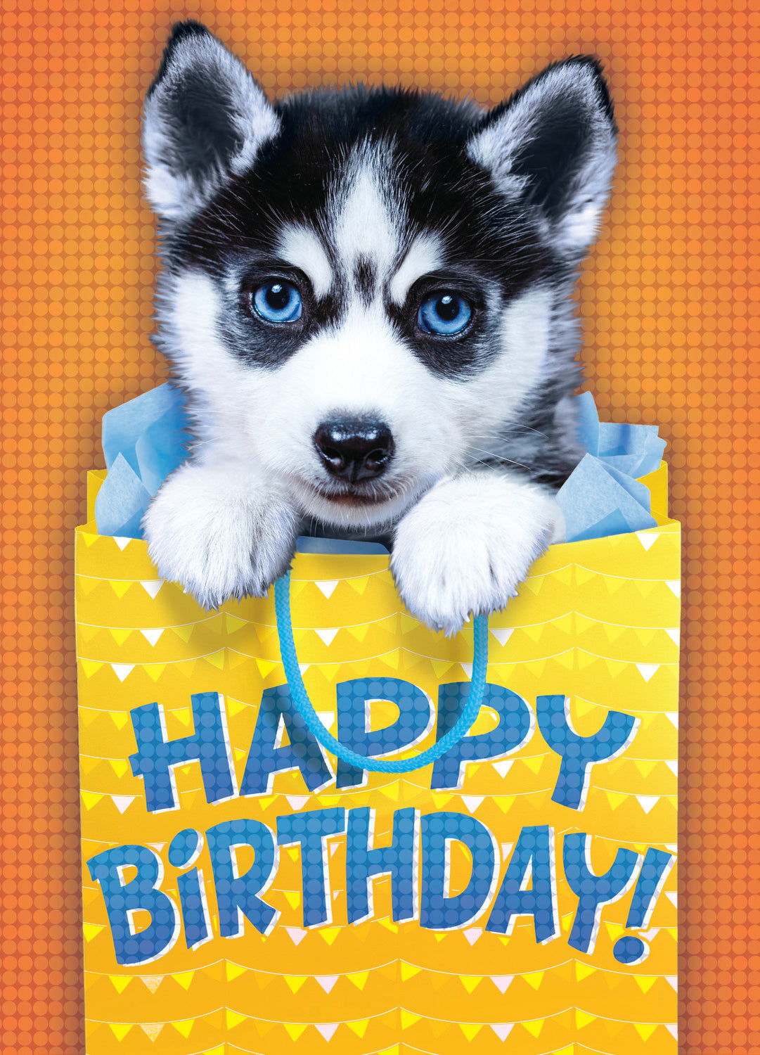 Foil: Realistic Husky Card