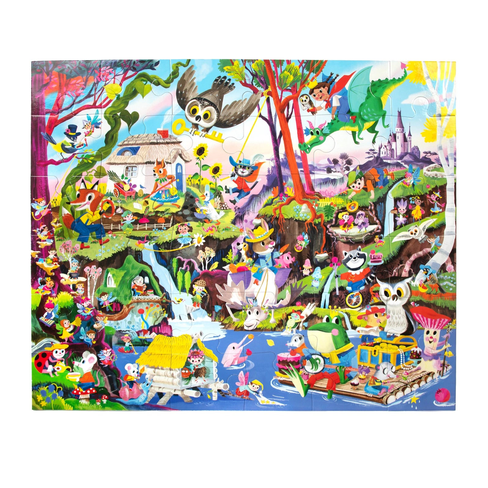 Fairies & Tales 36 Piece Giant Puzzle | eeBoo