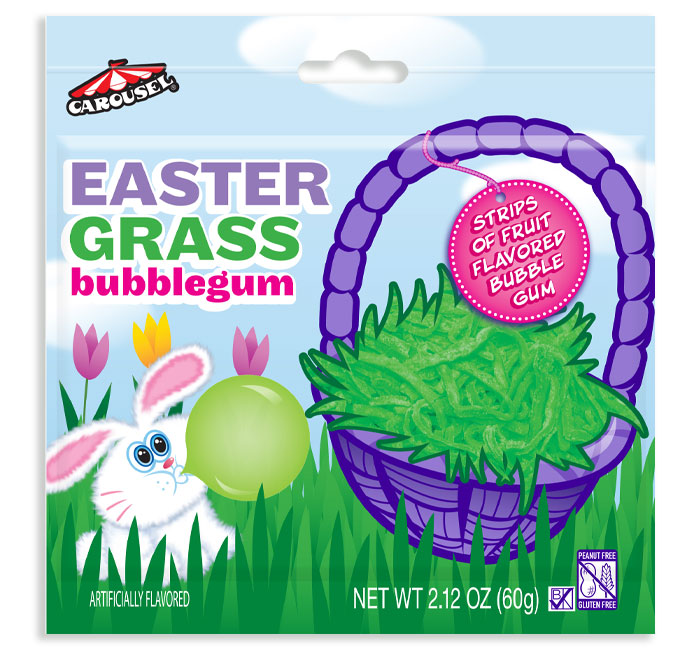 Easter Grass Bubble Gum