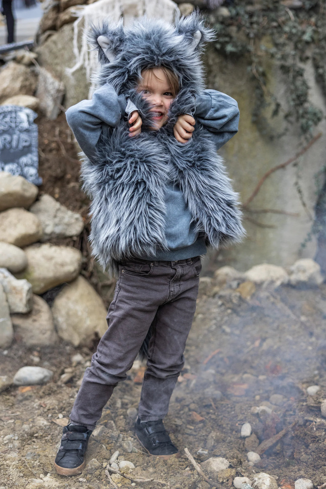 Big Bad Wolf Vest with Gloves | Great Pretenders