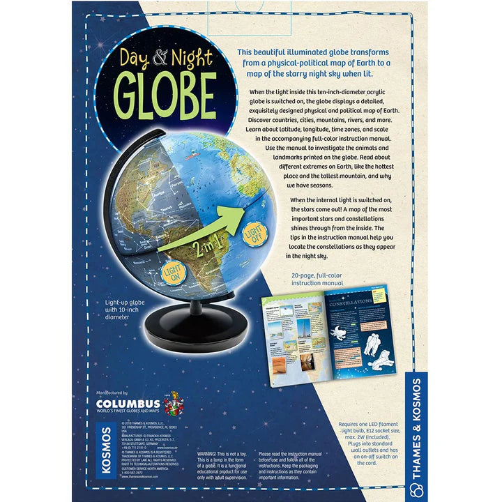 Day & Night Globe | Thames & Kosmos - LOCAL PICK UP ONLY