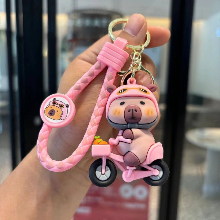 Capybara Scooter Key Charm