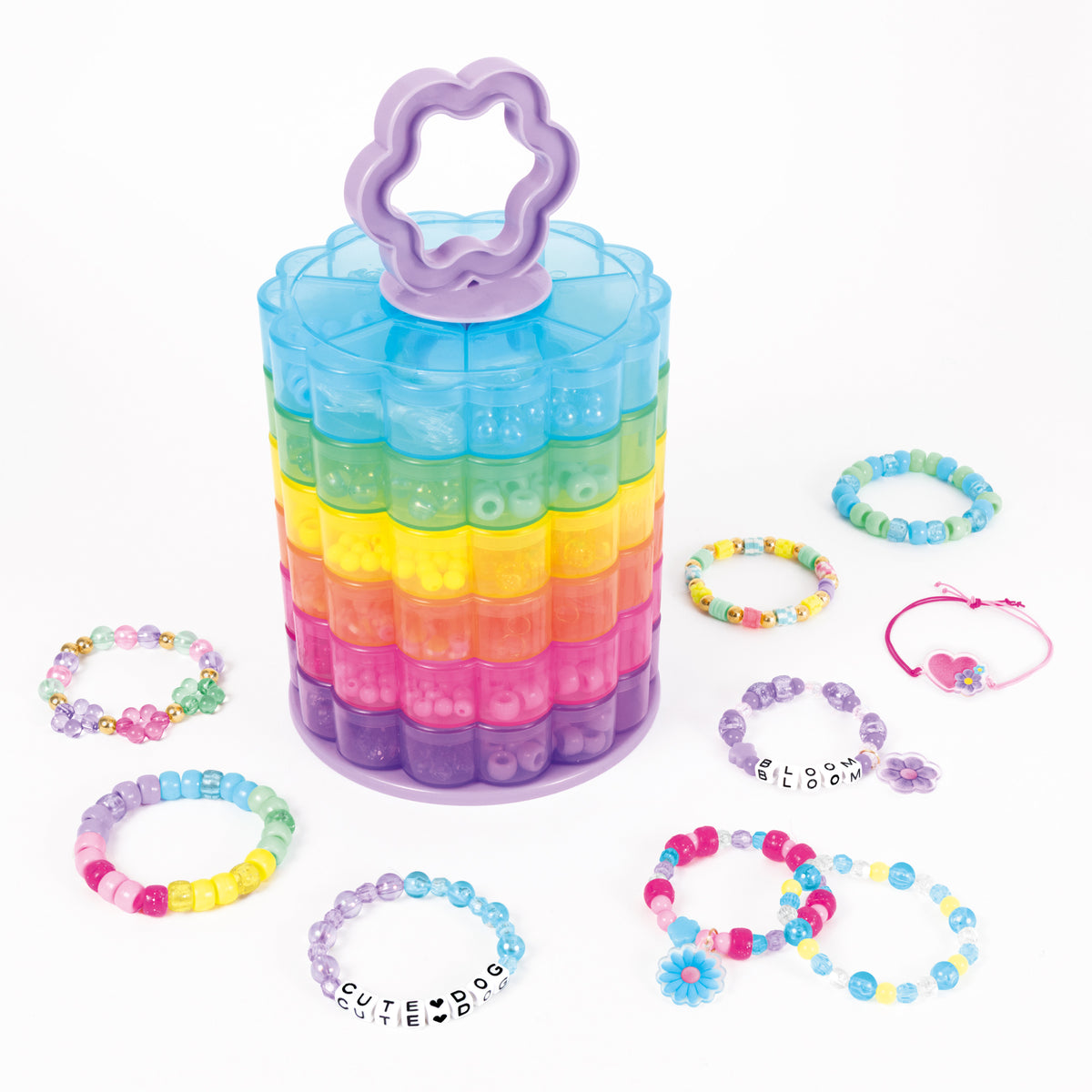 Flower Tower Bead Storage | Make It Real