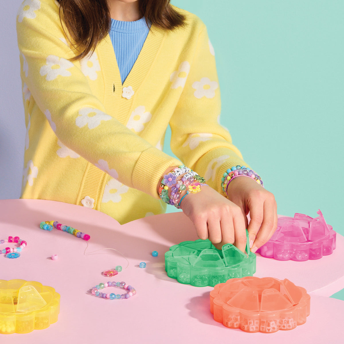 Flower Tower Bead Storage | Make It Real