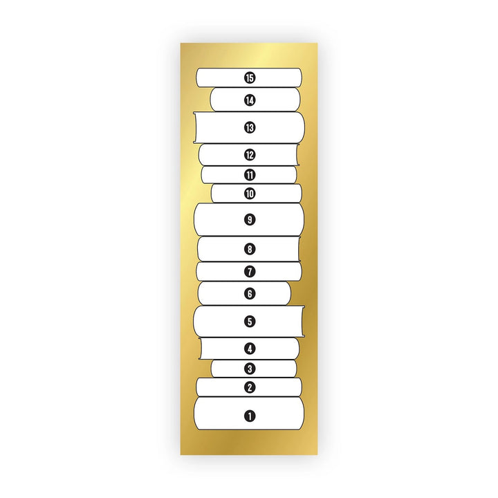 Book Tower Reading Tracker Bookmark | Pipsticks