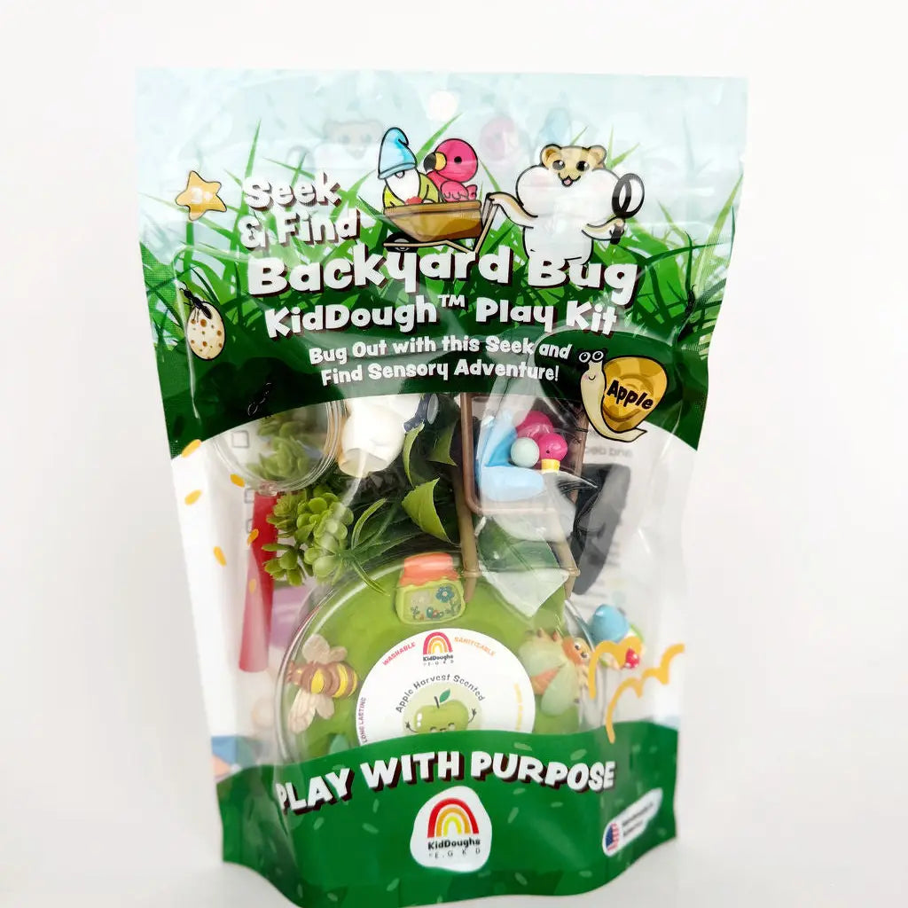 Backyard Bug Seek & Find KidDough Play Kit | Earth Grown KidDough