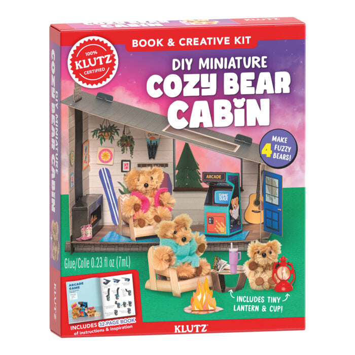 DIY Miniature Cozy Bear Cabin | Klutz