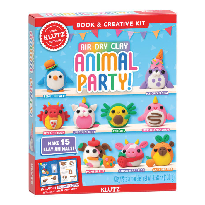 Air-Dry Clay Animal Party! | Klutz