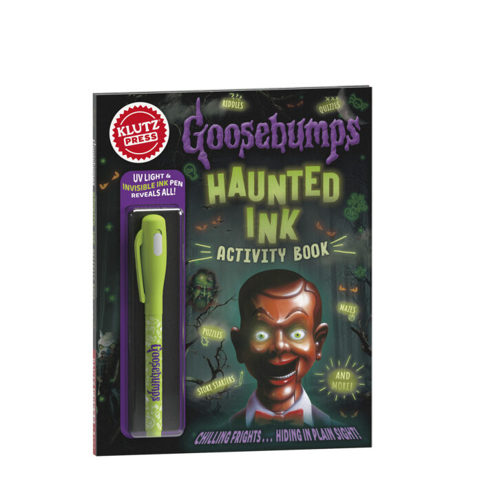 Goosebumps Haunted Ink Activity Book | Klutz